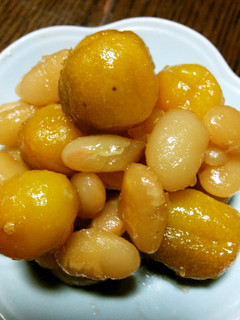 白いんげんと金柑の甘煮-レシピのメイン写真