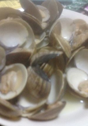 魁！漢飯：貝の酒蒸し-レシピのメイン写真