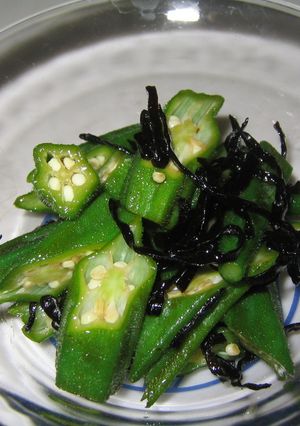 オクラの塩昆布あえ-レシピのメイン写真