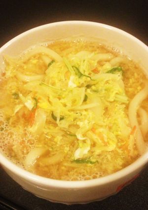 野菜たっぷり卵うどん-レシピのメイン写真