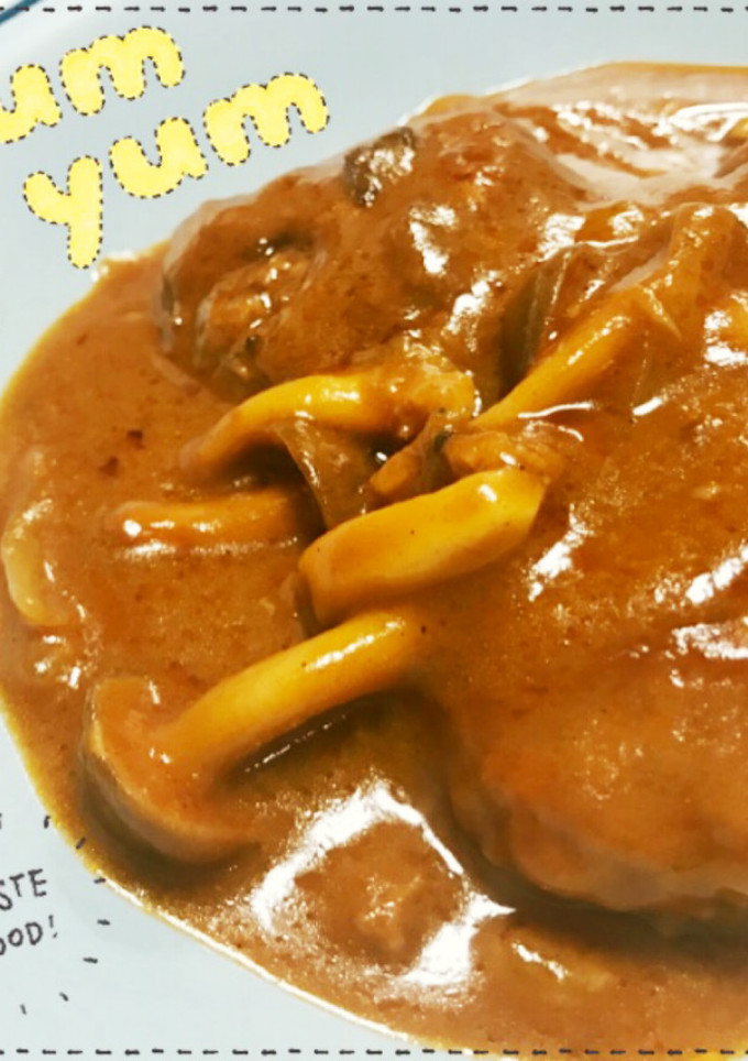 絶品♡簡単なのに本格的♡煮込みハンバーグ-レシピのメイン写真