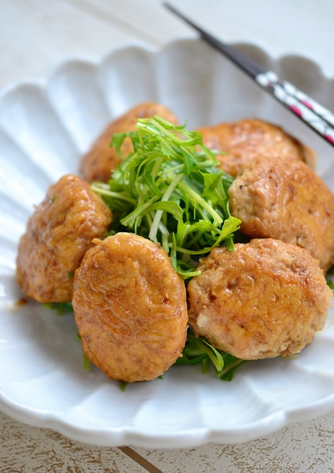 えのき入り鶏つくねの照り焼き【作り置き】-レシピのメイン写真