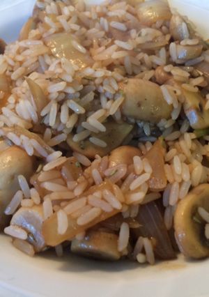 ウスターソースで☆キノコの炒めご飯-レシピのメイン写真