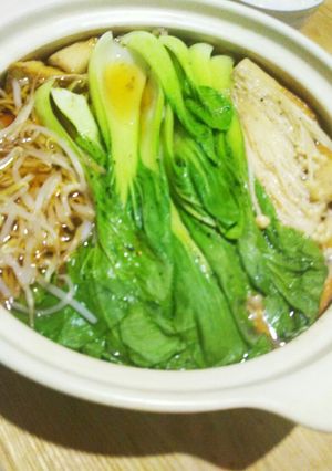青梗菜ともやしの和風鍋-レシピのメイン写真