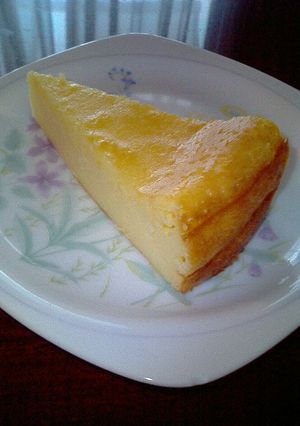 混ぜて焼くだけ簡単チーズケーキ-レシピのメイン写真