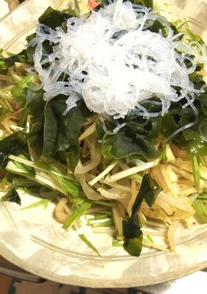もやしでカサ増し☆あるものサラダ！-レシピのメイン写真