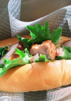 ボリュームたっぷり☆唐揚げタルタルドッグ-レシピのメイン写真