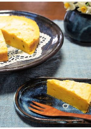 かぼちゃとさつまいもの焼きっぱなしケーキ-レシピのメイン写真