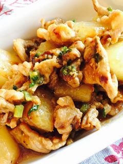 ご飯がすすむ!大根と豚こま肉の炒め煮-レシピのメイン写真