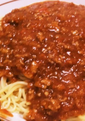 簡単！ミートソースパスタ-レシピのメイン写真
