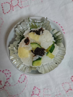おにぎり。チーズとしそときゅうり。-レシピのメイン写真