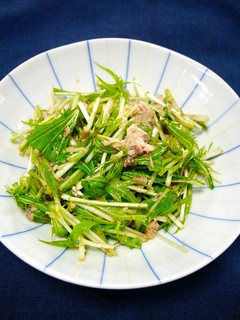 中性脂肪対策!たっぷりサバ水菜-レシピのメイン写真