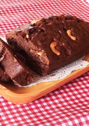 ♡ナッツごろごろココアのパウンドケーキ♡-レシピのメイン写真