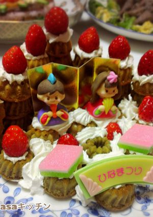 ひな祭り 2013 簡単パウンドケーキ-レシピのメイン写真