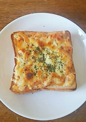 グリルで ピザトースト-レシピのメイン写真