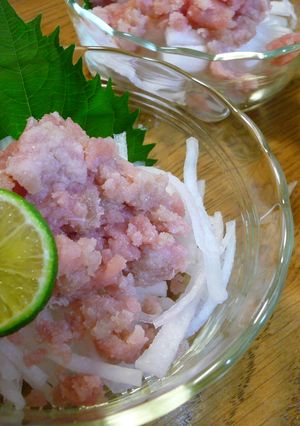 ねぎとろと大根のサラダ☆すだち風味-レシピのメイン写真