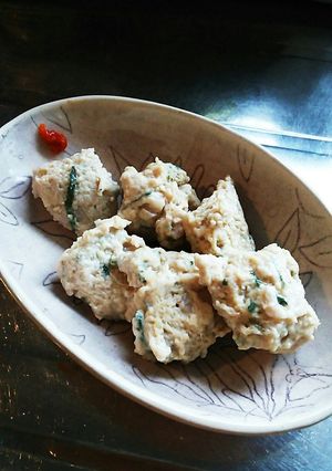 レンコン入り鶏ダンゴ-レシピのメイン写真