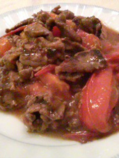 牛肉とトマトのオイスターソース炒め-レシピのメイン写真