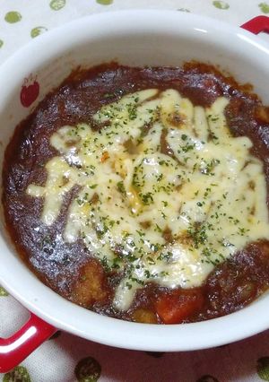 残りカレーdeパングラタン♡-レシピのメイン写真