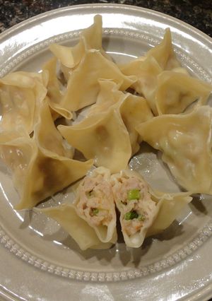 なんちゃって点心☆えび＆ひき肉の餃子?!-レシピのメイン写真
