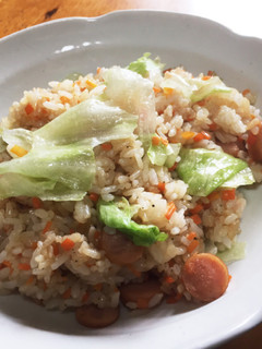 シャキッとレタスチャーハン-レシピのメイン写真