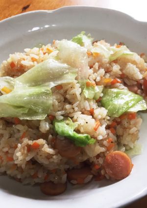 シャキッとレタスチャーハン-レシピのメイン写真