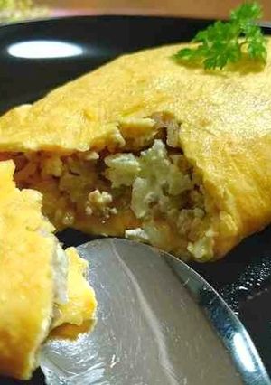 クリームチーズと高菜のオムライス-レシピのメイン写真