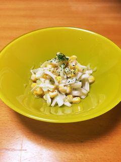 ❁甘〜い♡大根の皮とコーンのサラダ❁-レシピのメイン写真