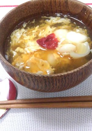 ほこほこユリ根のかきたま汁-レシピのメイン写真