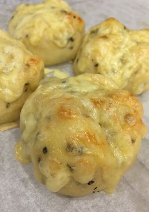 手ごね☆デュエリオのごまとチーズのパン-レシピのメイン写真