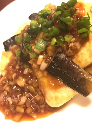 豆腐となすの揚げ出し-レシピのメイン写真