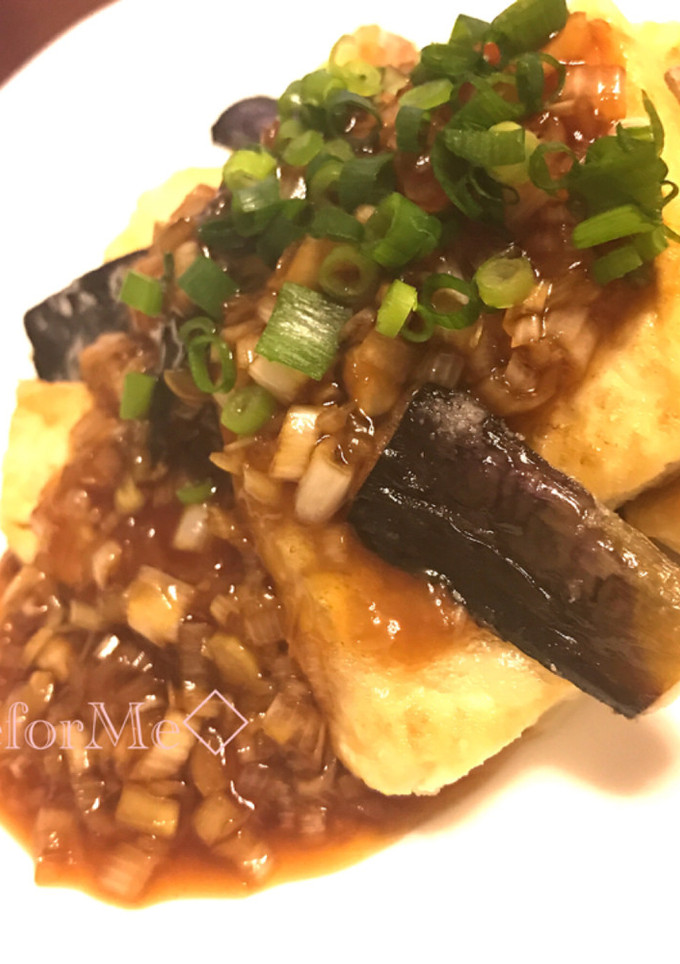 豆腐となすの揚げ出し-レシピのメイン写真
