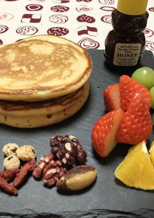 ふわふわ♪甘酒パンケーキ-レシピのメイン写真