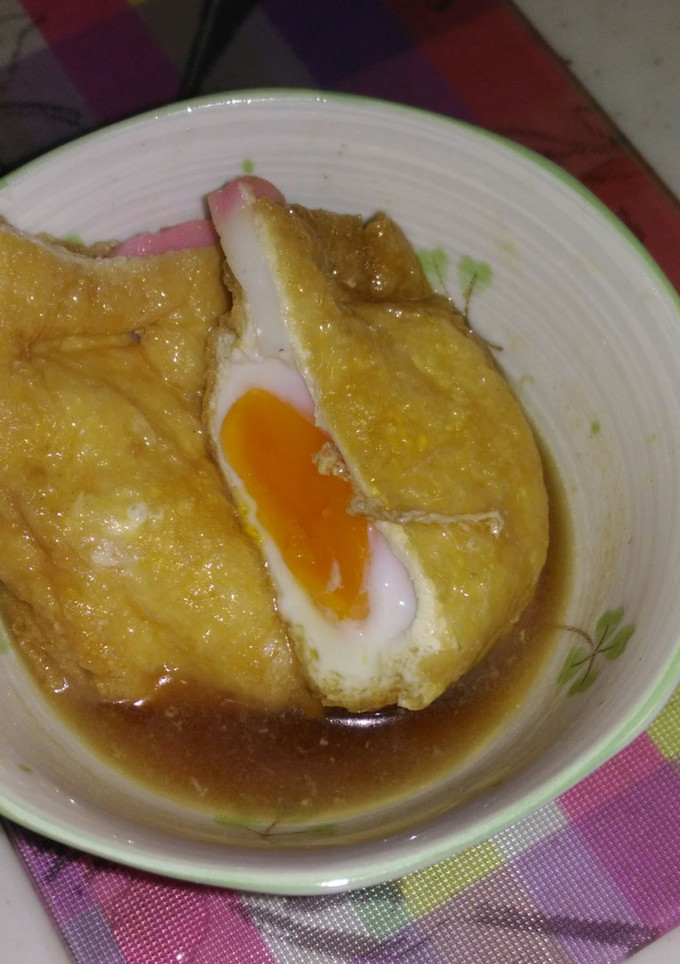 アブ玉煮（アブラゲと卵の煮物）-レシピのメイン写真