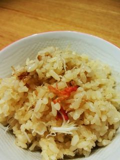 かにの炊き込みご飯-レシピのメイン写真