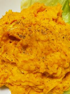 簡単!かぼちゃと生ハムのサラダ-レシピのメイン写真