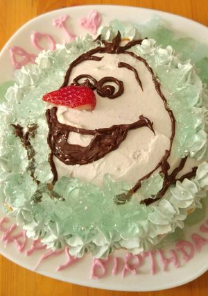 オラフのケーキ-レシピのメイン写真