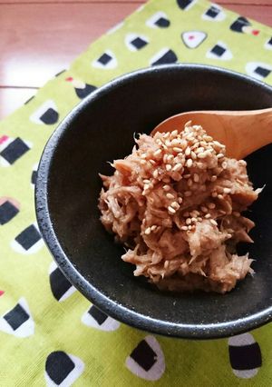 レンジで簡単☆ご飯のお供にツナふりかけ。-レシピのメイン写真