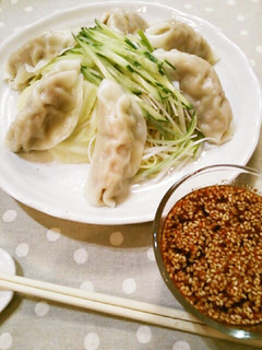 おうちで本格☆辛旨餃子つけ麺*広島風-レシピのメイン写真