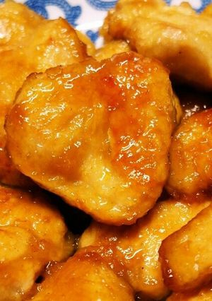 鶏むね、しっとり♡甘酢焼き-レシピのメイン写真