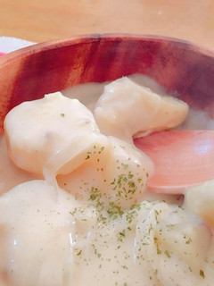 しっとりさつま芋のきな粉クリーム煮-レシピのメイン写真