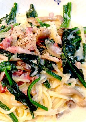 ♡ほうれん草のクリームパスタ♡-レシピのメイン写真