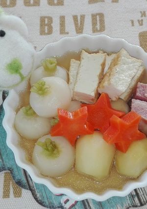 新じゃがと厚揚げのかわいいポトフ-レシピのメイン写真
