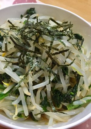 簡単！もやしとほうれん草の和え物-レシピのメイン写真