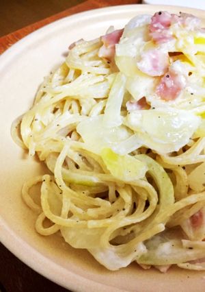 簡単カルボナーラ風パスタ-レシピのメイン写真