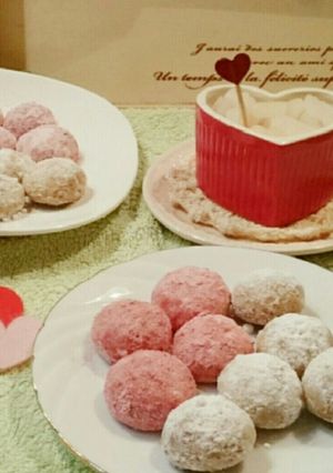 かわいい！バレンタインデー♡スノーボール-レシピのメイン写真