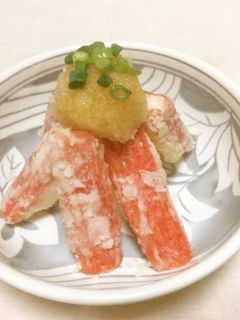 カニカマの唐揚げおろしポン酢がけ-レシピのメイン写真
