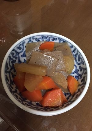 蒟蒻・大根・人参の煮物-レシピのメイン写真