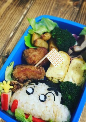 クレヨンしんちゃん簡単キャラ弁-レシピのメイン写真