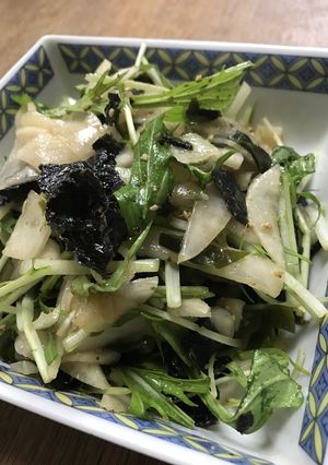 大根と焼き海苔のナムル-レシピのメイン写真